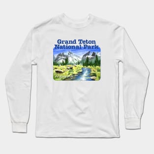 Grand Teton National Park, Wyoming Long Sleeve T-Shirt